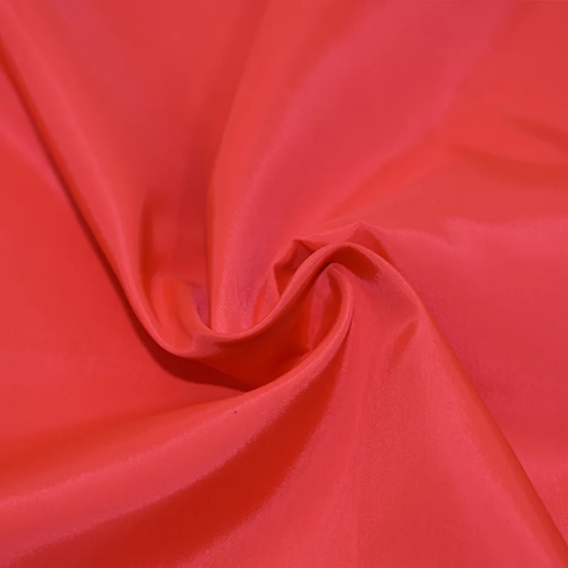 190t Four Side 100d Spandex Lining With Slub Flat Weave Polyester Stretch Taffeta Fabric For Evening Casual