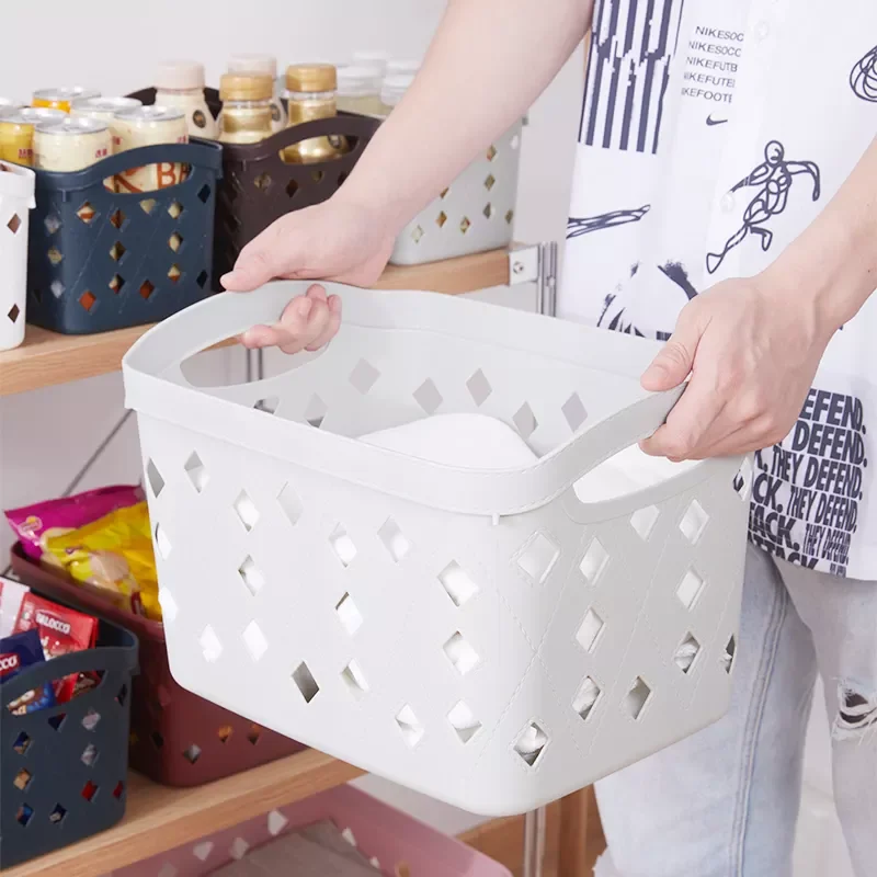 GREENSIDE Fashion Design Multi-size Stable Exquisite Plastic Storage Basket for storage