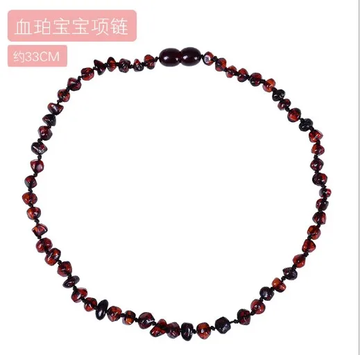 
XUNBEI Natural Oval Baltic Jewelry 14-33cm Baltic Ambers Teething Necklace For Babies 
