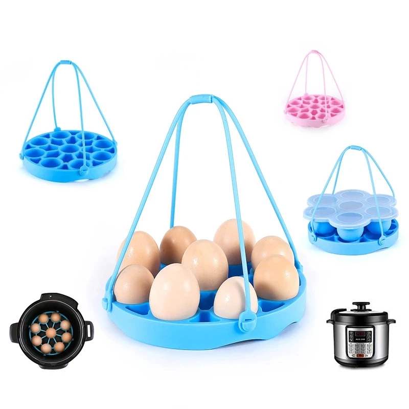 
High Quality Rack Silicone Bakeware Egg Steamer 