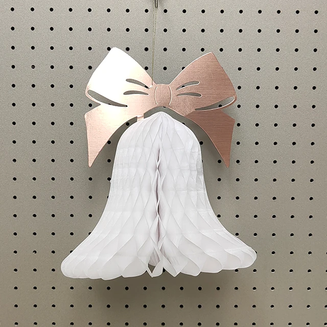 bell shape of paper decoration for wedding event