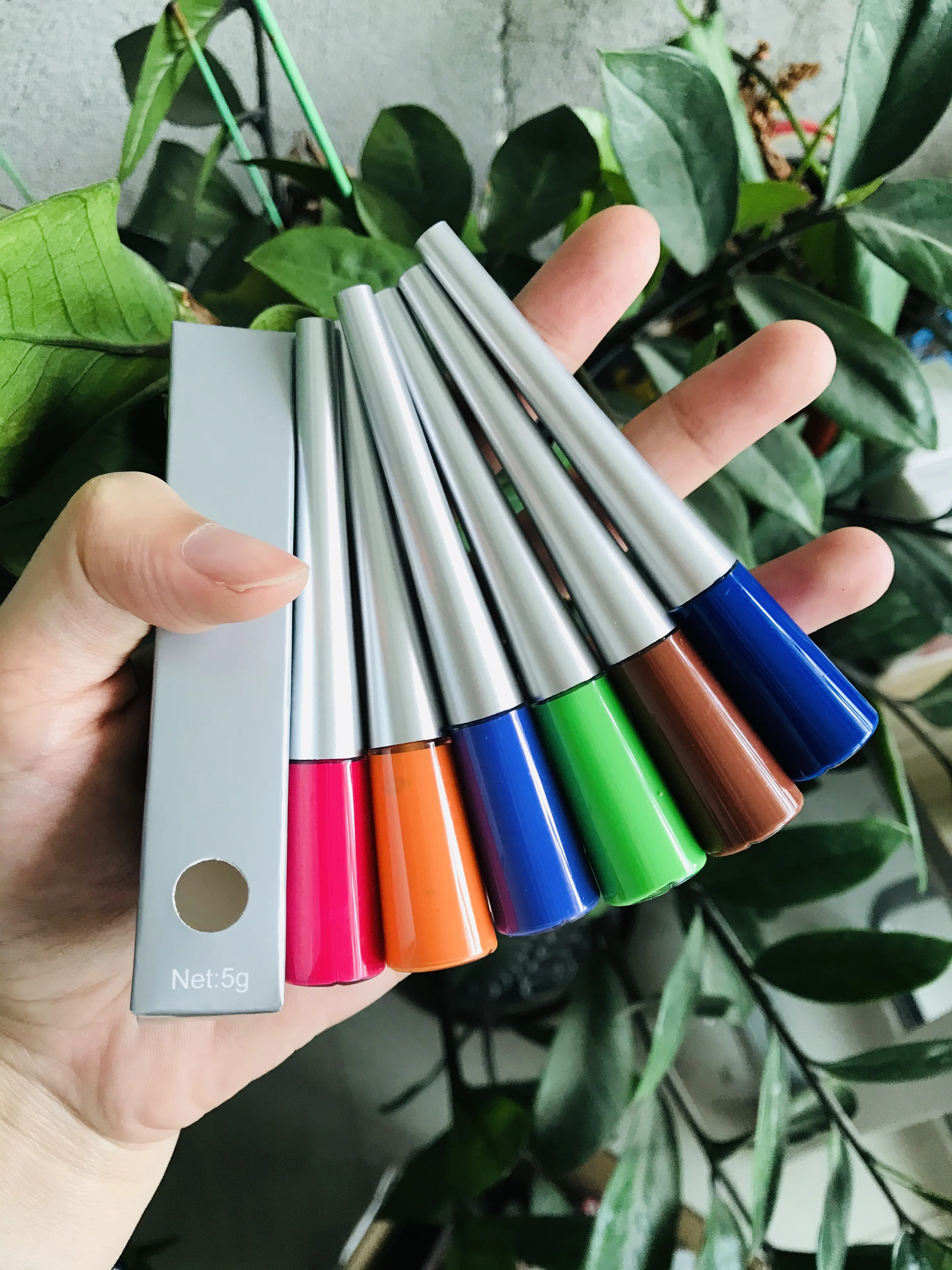 Quick dry Black waterproof long-lasting  neon liquid colorful waterproof private label Eyeliner Tube