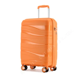 RESENA RP1908 Original Factory Own Design Valise PP Travel Trolley Luggage Bag Luggage Suitcase with Ready bag