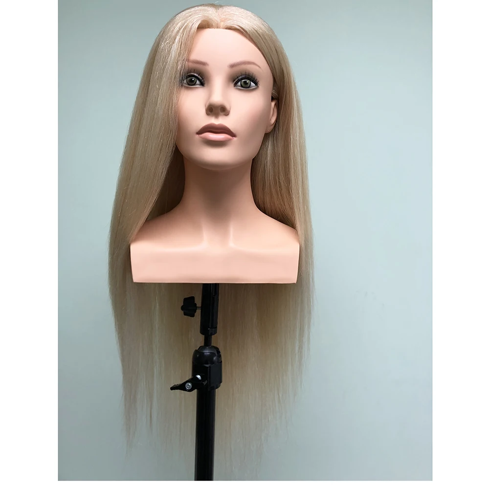 Wholesale price europe face training mannequin head with shoulder for hairdresser