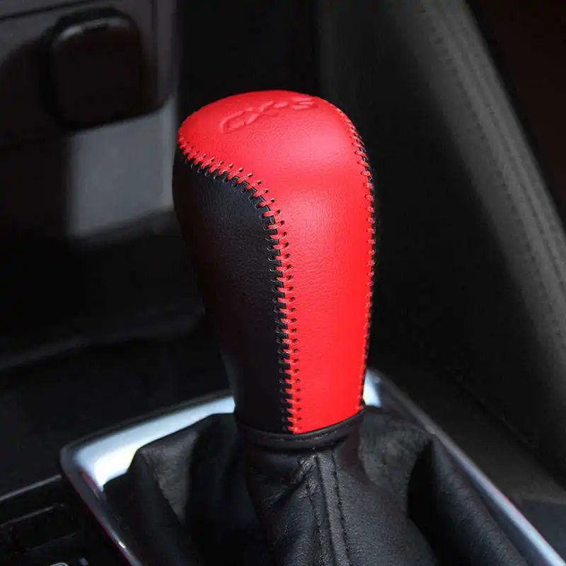 Wholesale customized  car gear shift hoddie leather car gear knob for Mazda cx-5 knob shifter dust boot