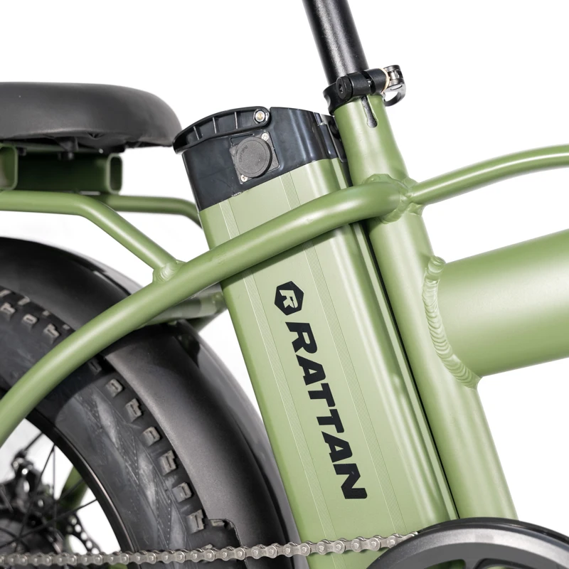 Rattan factory outlet folding e-bike LM 500w folding electric bike wholesale e-bike