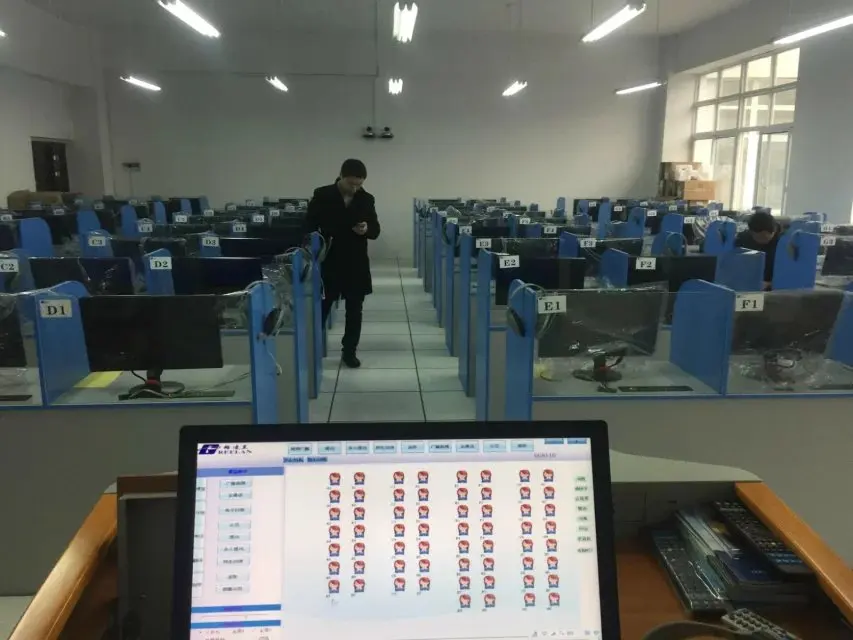 Upgraded computer lab language training equipment
