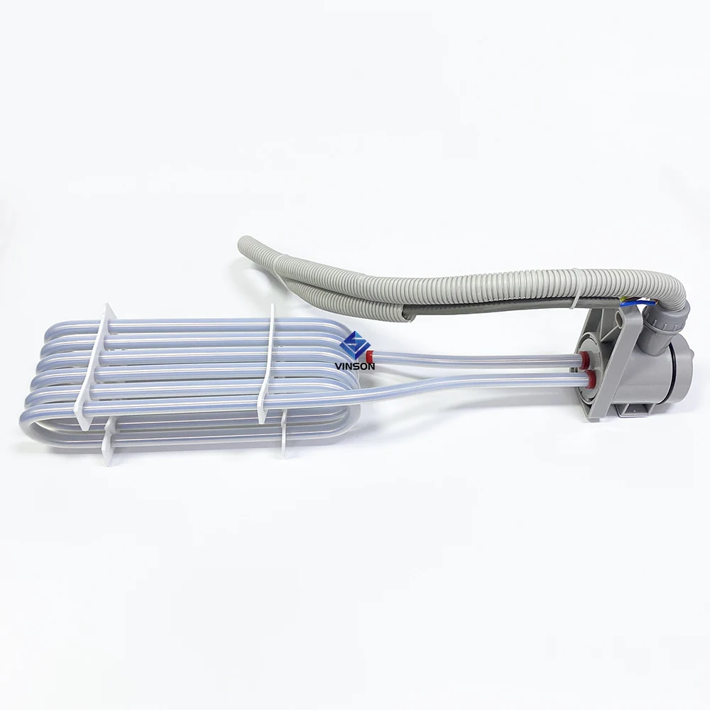 custom electric tubular PTFE coated corrosion resistant immersion heater for acid liquid tank