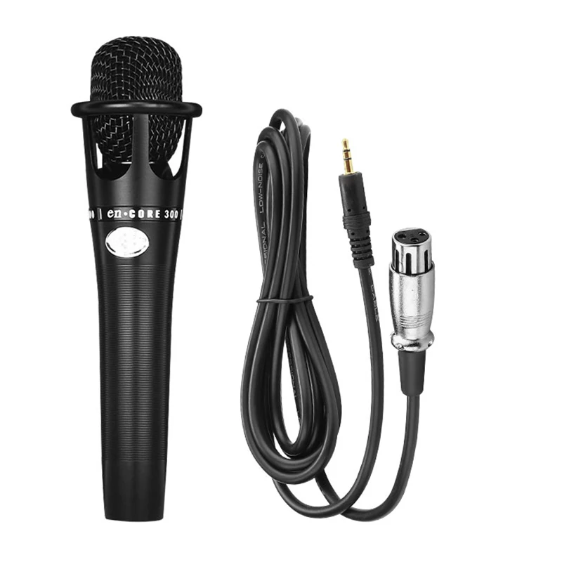 E300 studio microphone Wired karaoke microfone Professional handheld mike 3.5mm Condenser  video karoke Recording mic