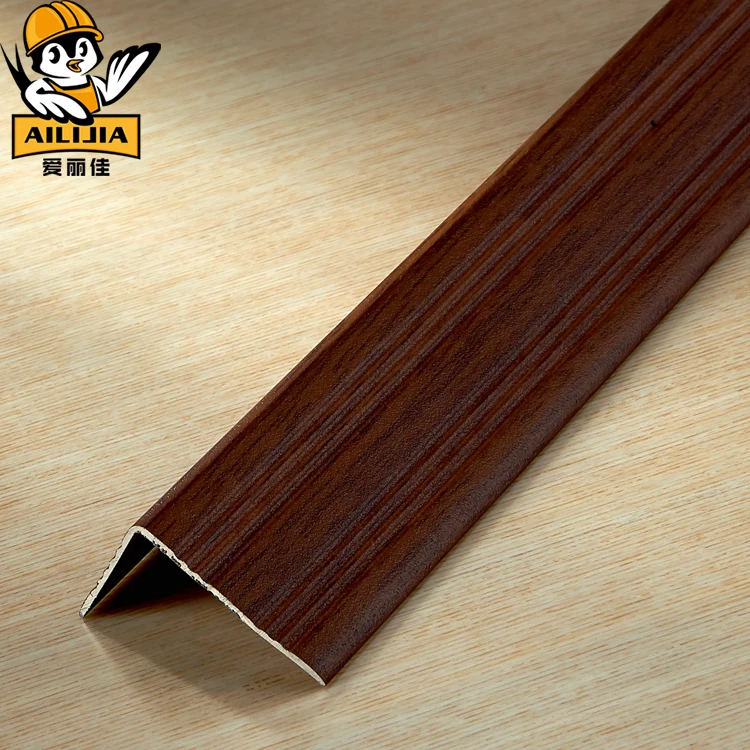 laminate floors wood grain metal anti-slip aluminium stair nosing with ceramic tile