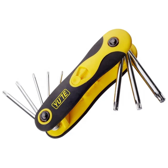FLOURISH  High Quality Yute 8PCS Curve Torx Hex Wrench Set&hex Key Set
