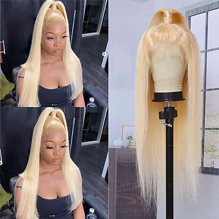 Wholesale Brazilian Human Hair Blonde 613 Glueless Full Lace Wig With Baby Hair HD 613 Full Lace Wigs For Black Women