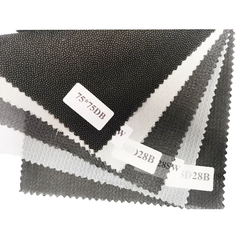 GAOXIN Chinese manufacturer coating fusing fabric plain woven linings