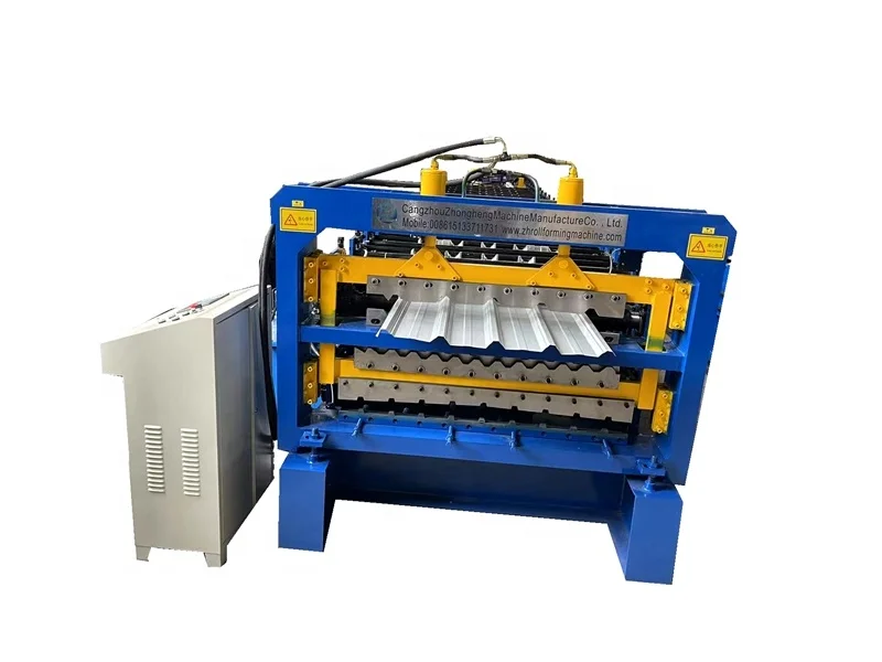 Triple layer roof and wall sheet roll forming machine IBR corrugated and roof tile making machine
