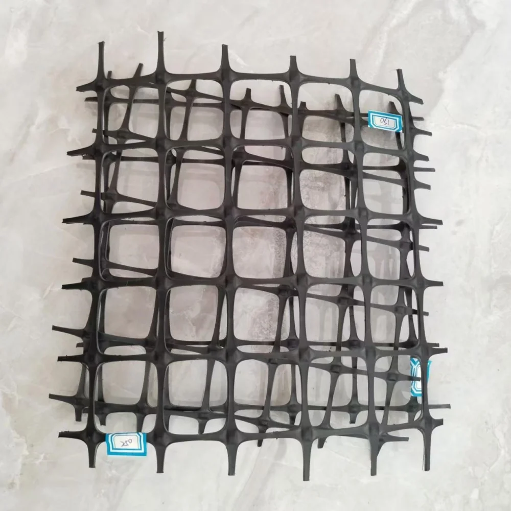 Factory Supply High Strength PP Biaxial Geogrid 20KN 30KN 40KN Plastic Building Mesh For Road Reinforcement
