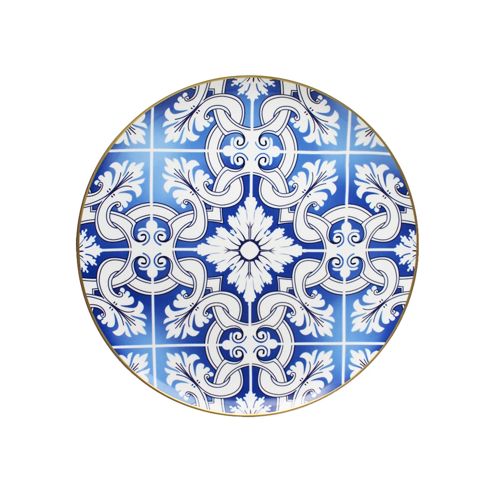 Shanxi Porcelain Plate Ceramic Dinnerware Set Wedding Wholesale Dinner Set Luxury Modern Plates for Restaurant