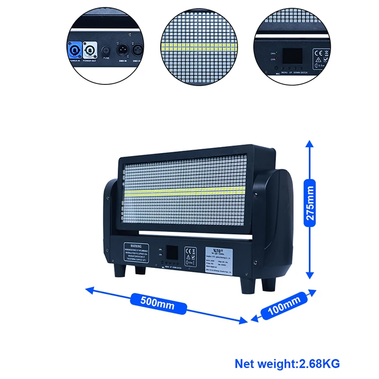 864Rgbw Events Decor Equipment Strobe Moving Head Strobe Luces Para Discoteca Dmx Ip20 Led Stage Lights