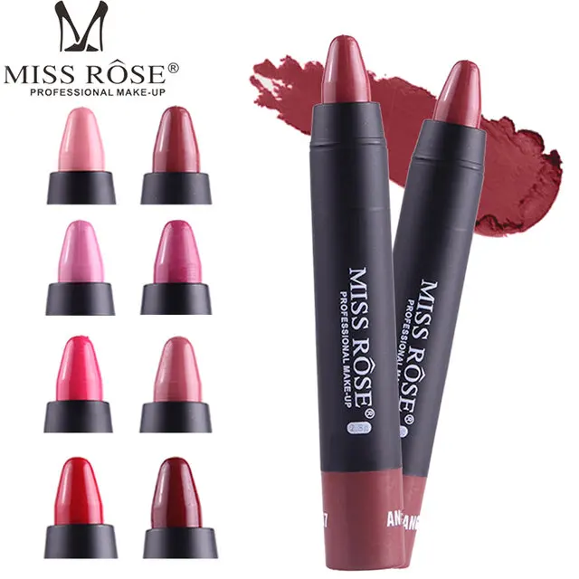 
best sellers Automatic rotating 2 in 1 lip liner waterproof non-stick cup nude matte lipstick High quality velvet pen Lipstick 
