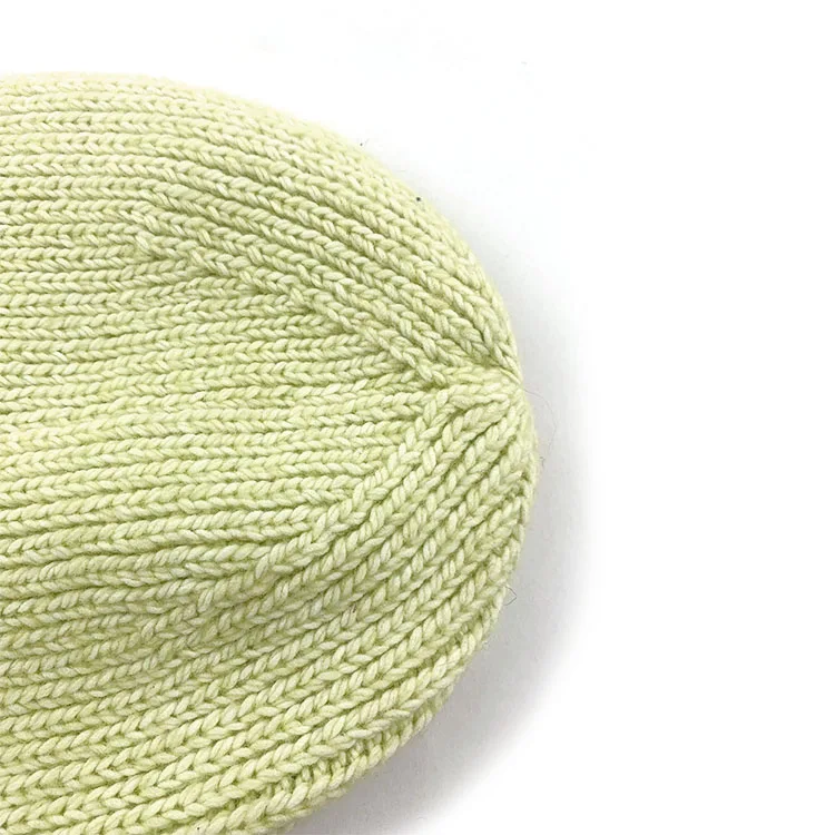 Shine Tex Mutze Girl Bow Knit Cuffed Hats Multi Color Green Fisherman Sustainable Recycled Eco Friendly Products 2024 Beanies