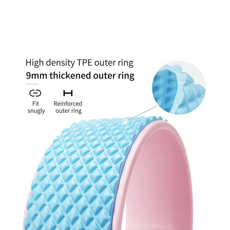 
factory customize hot sell Yoga Wheel Set for back pain stretch and fitness 