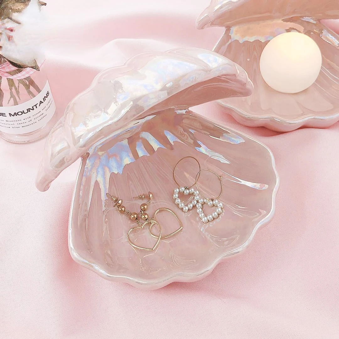 Hot Sales Decorative Kids Lights New Product Shell Pearl Nightlight Hight Quality Mini Night Lamp For Bedroom
