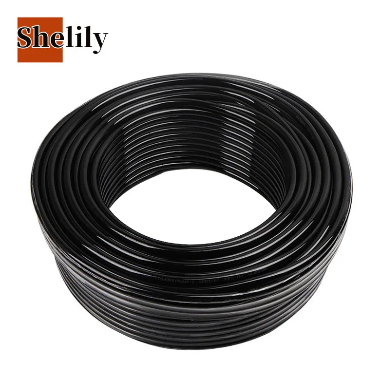 Black pu hose Hot selling 1/4 Inch Pneumatic PU Pipe Air Line pu tubing