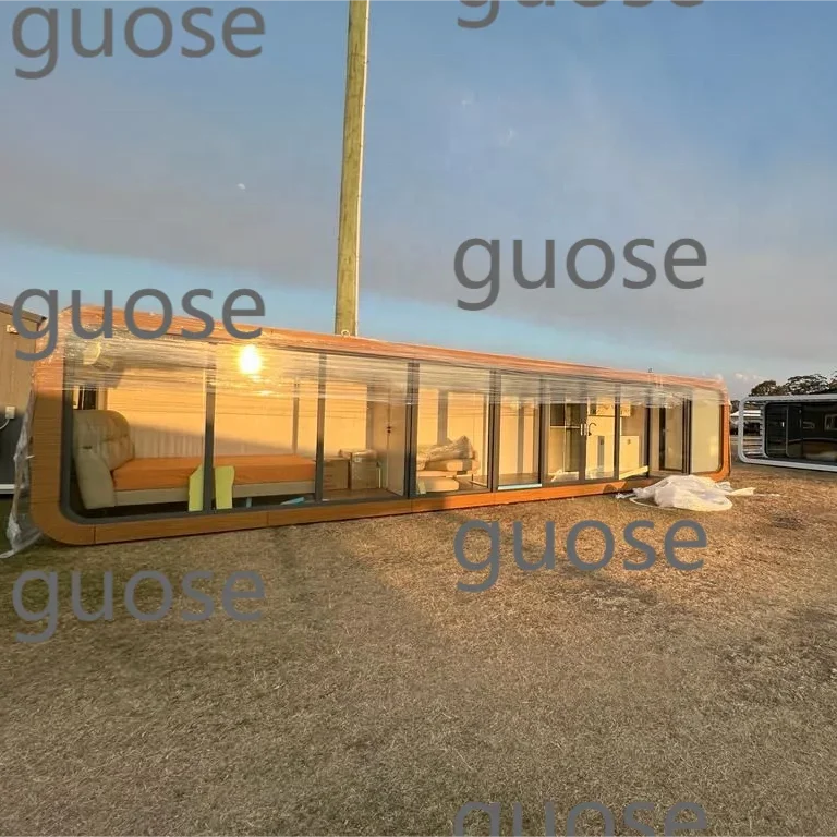 wood cabin wood apple cabin prefabricated container house container pod