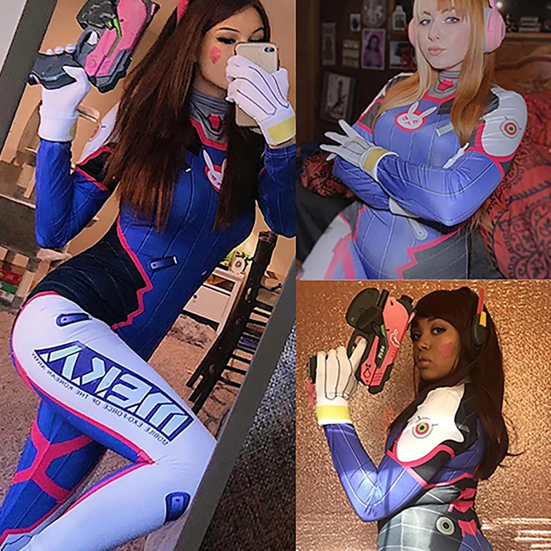 Overwatch Cosplay Costume Game Character Leotard Various Styles Jumpsuit for Women
