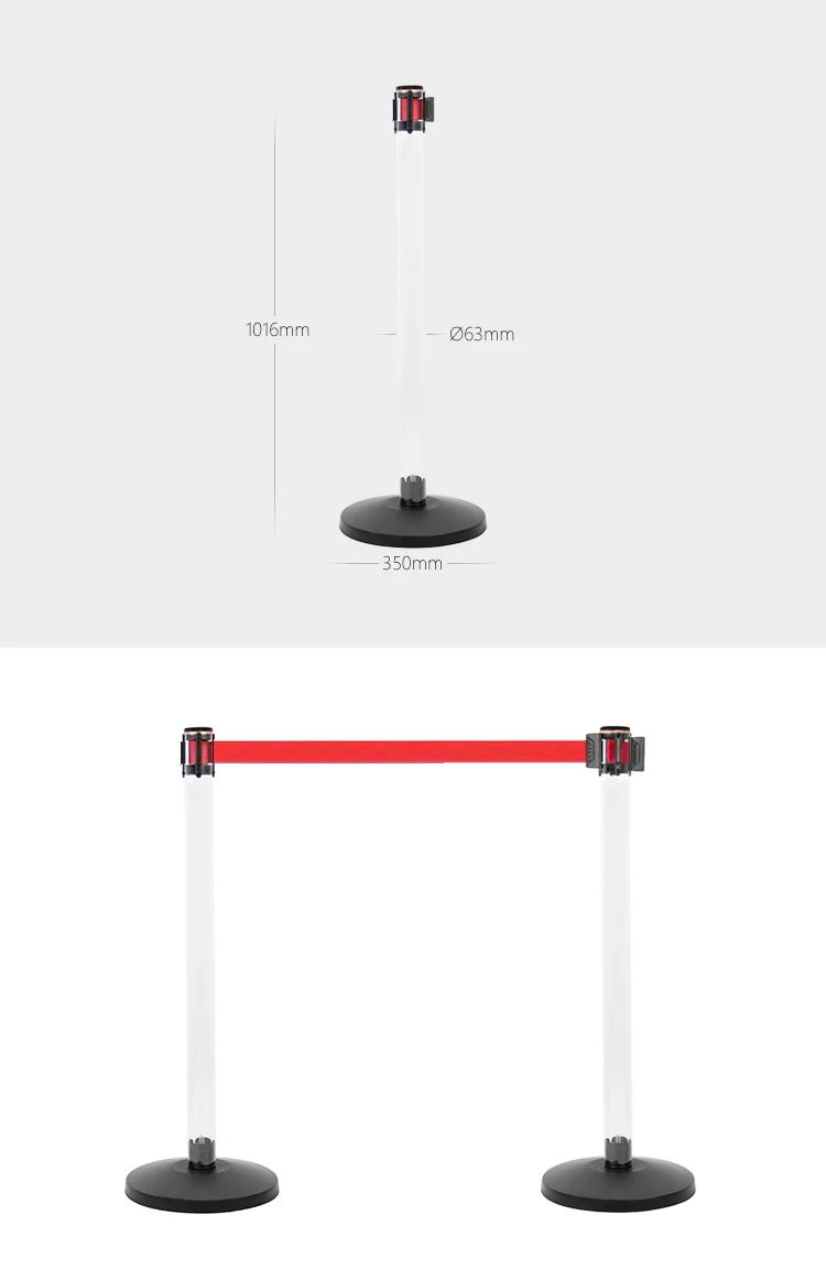 Transparent Stanchions