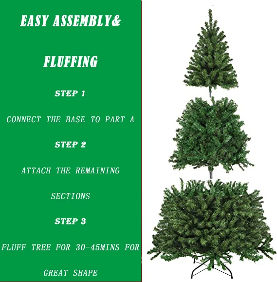 Helen 6ft Artificial Christmas Tree Xmas Holiday Decoration Christmas Pine Tree Red Berries Christmas Pine Tree