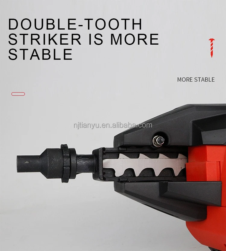 Fastening Tool Electric Concrete Cordless Gas Nail Gun For Gas Power and Drive Pins