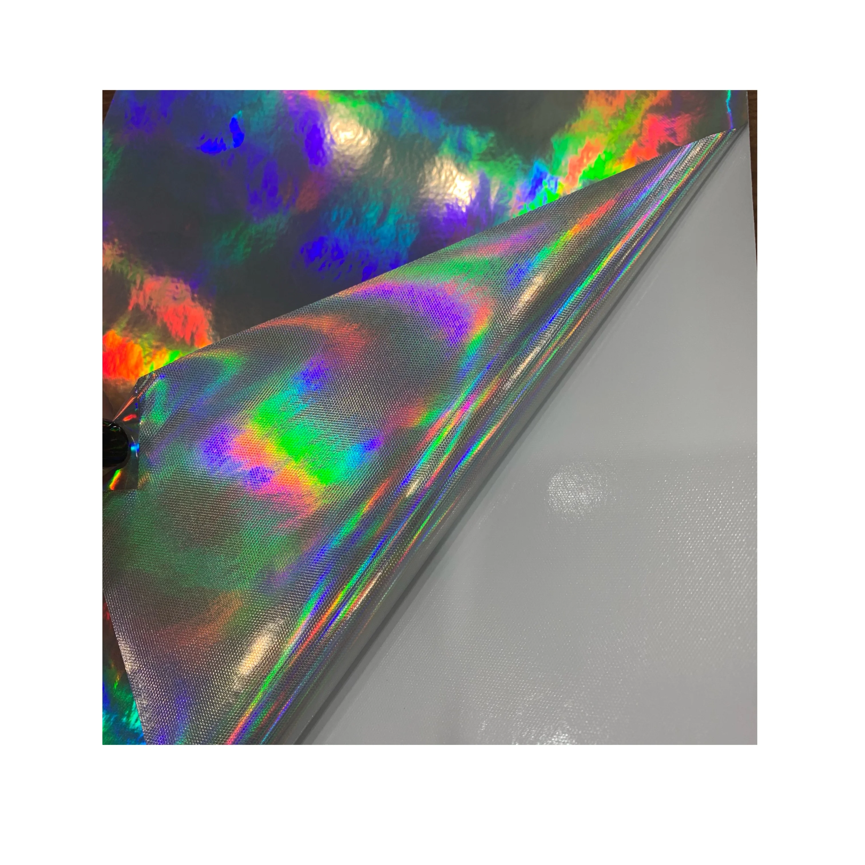 Anolly professional manufacturer laser printing self adhesive film pvc holographic vinyl