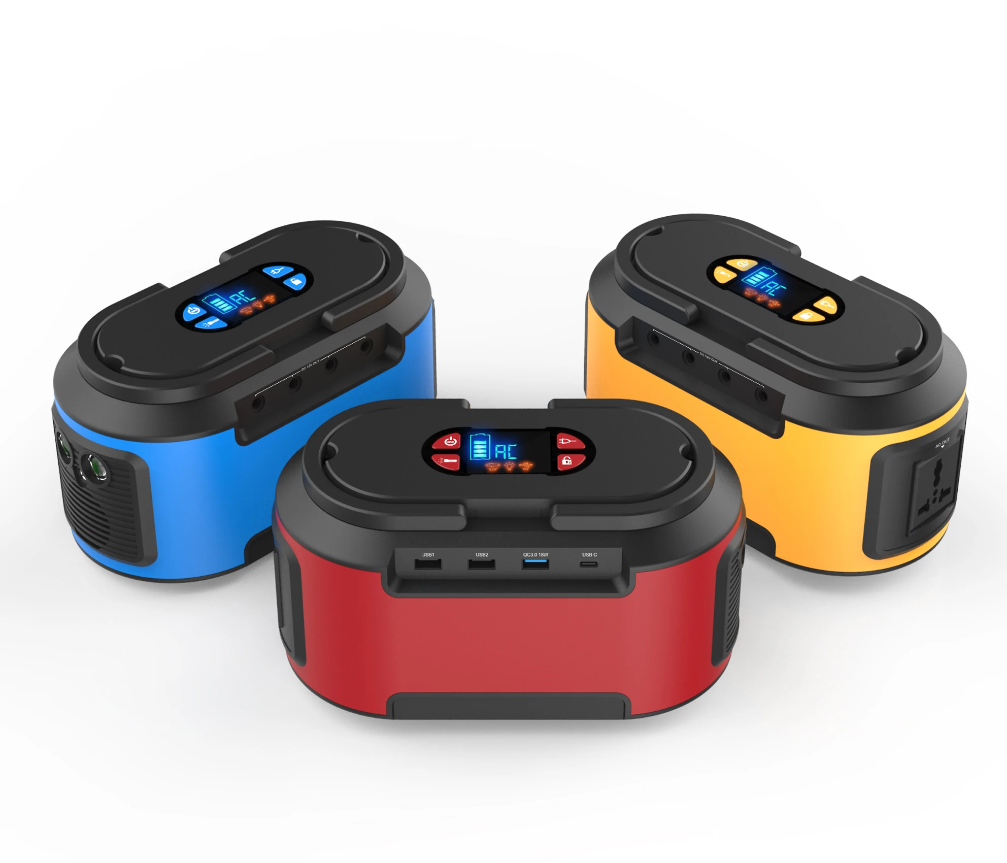 2020 New Design S420 200W portable solar electric generator built in 60000mAh lithium battery AC output 110V/220V