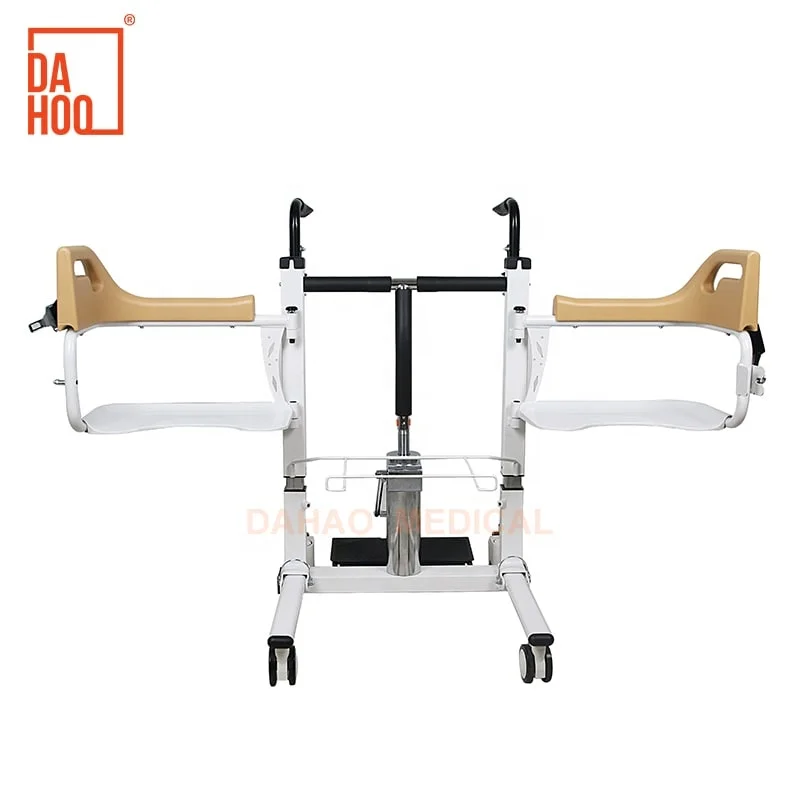 Multi-function Paralytic Hydraulic Mechanical Lift Transfer Wheelchair Elderly Handicap Patient Transport Chair