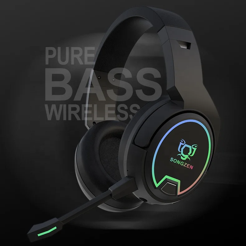 2.4g Transmitter Professional Game Console Wireless Headset E-sports Noise Reduction Headset Computer Game Headset