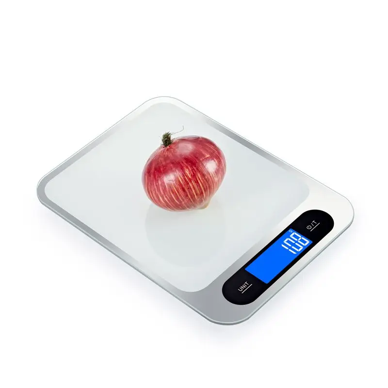 Fashion electronic usb High Accurate Touch Key Digital Food Scale Tempered kitchen glass scale