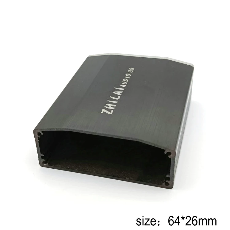 Custom amplifier precision case CNC machining pipe processor aluminum enclosure controller housing