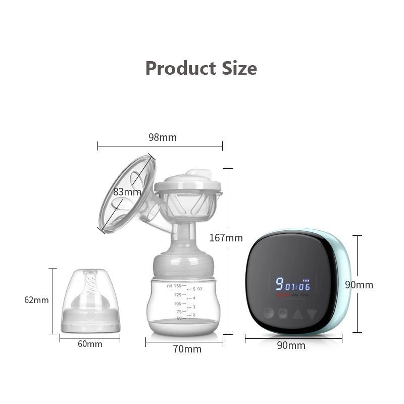 OEM in style advanced high quality portable electric breast pump