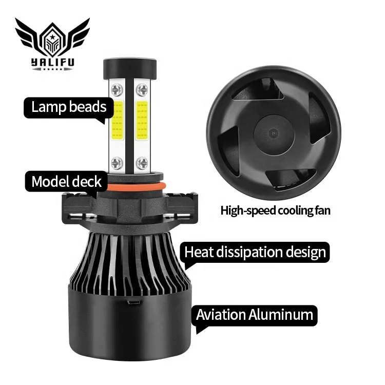 Auto Lighting System X7 5202 COB Chip LED Headlight 8000 Lumen Fog Light Bulb