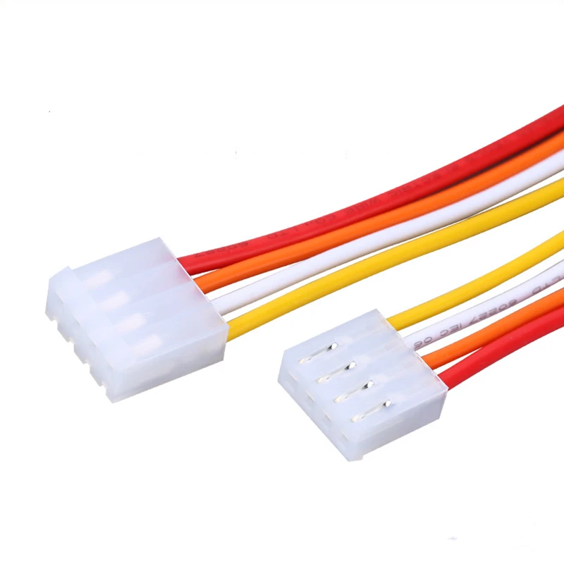 factory wholesale transparent molex 3.96mm 4pin 7pin female connector wire to board connection cable Assembly