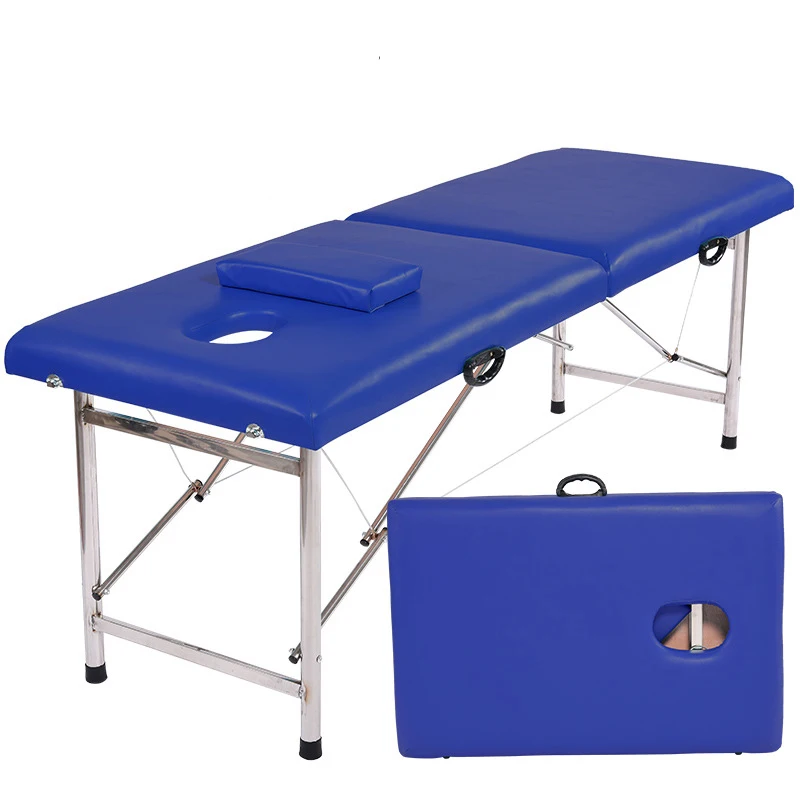 Strengthened Six Legs Steel Spa Massage Bed