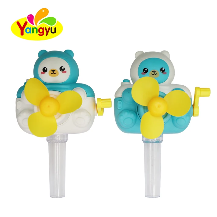 Hot selling bear camera fan toy candy new popular toy  kids gift