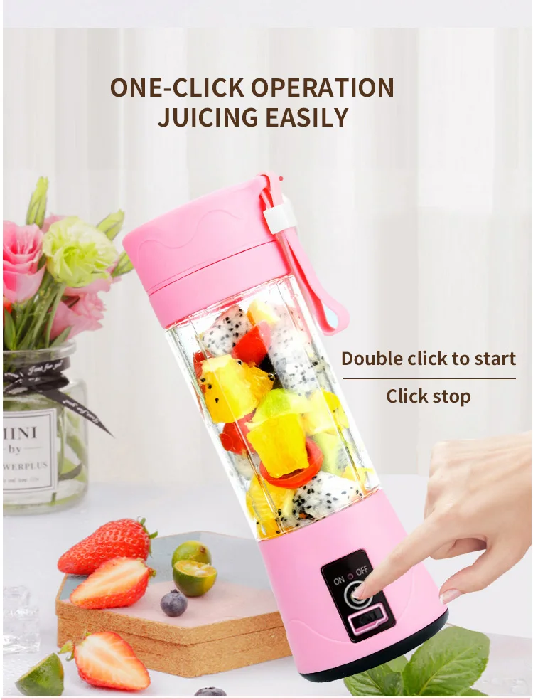 Portable Blender Usb Mixer Electric Travel Juicer Machine Licuadora Portatil Smoothie Blender