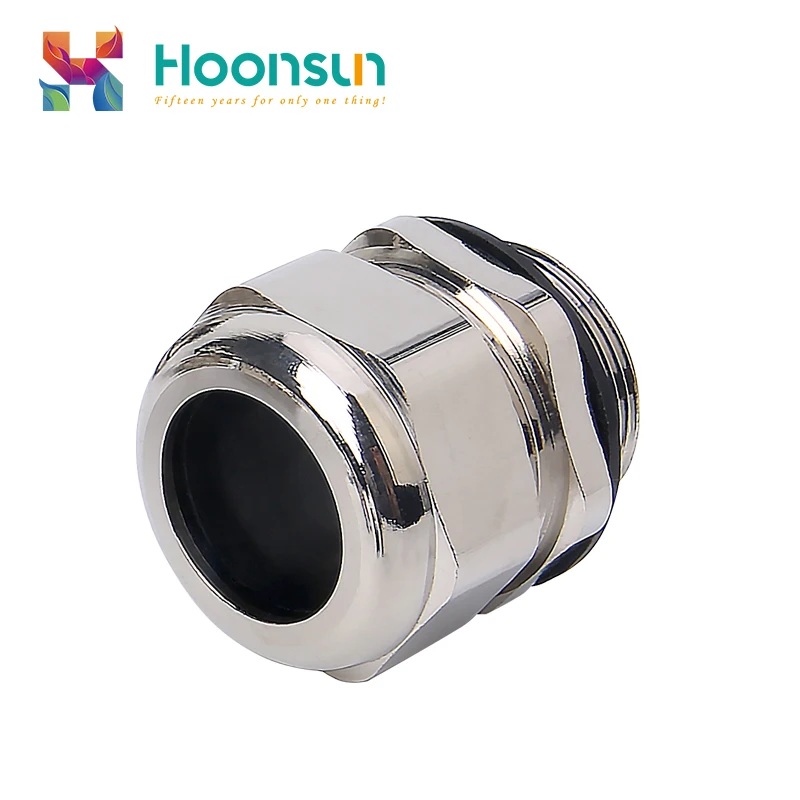 High quality Hoonsun Brass cable connector M12m18m20m25 Metal explosion-proof cable glands