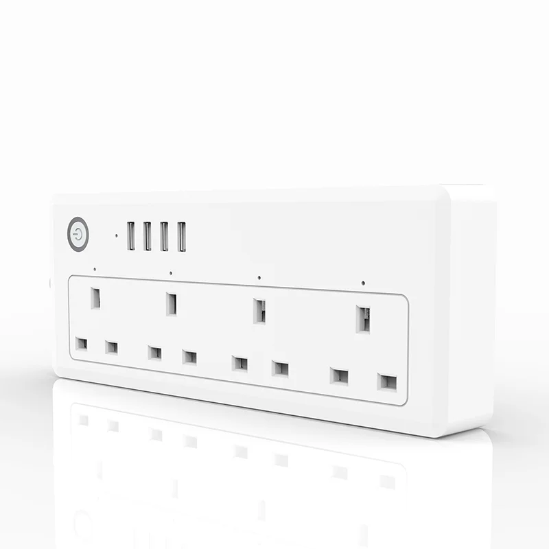 2021 Alexa Google Home IFTTT розетки переменного тока USB-порты расширение Великобритании умная Wi-Fi розетка
