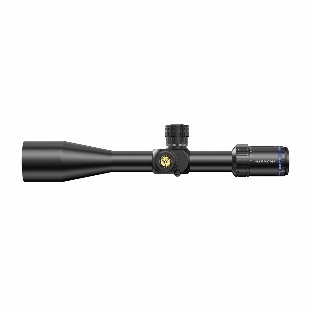 WestHunter HD-N 6-24x50 SFIR FFP Zero Stop Scope Red Illuminated Reticle Hunting Scope 30mm Tube Clear View Optical Sights
