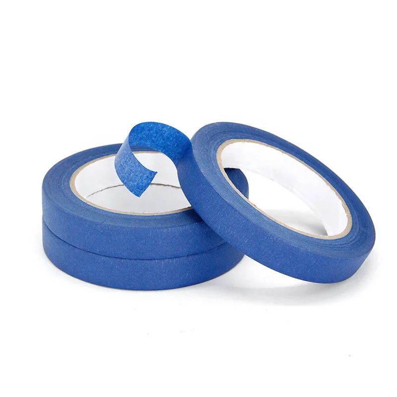 Masking Tape Crepe Paper High Temperature Blue Painting Painter Masking Tape
