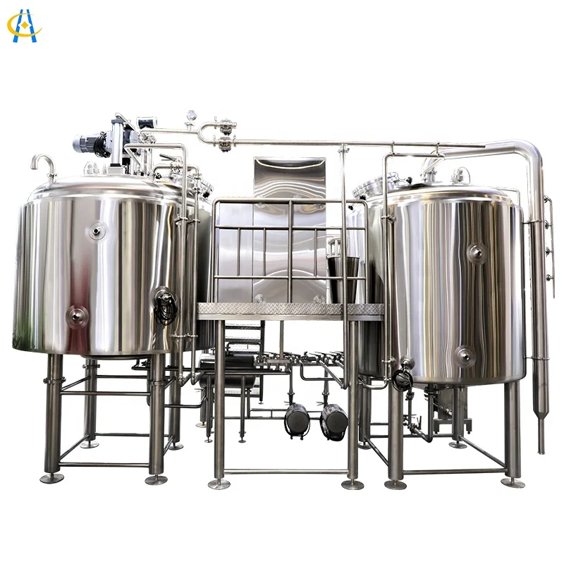 Draft beer 1000l 2000l 5000l home stainless steel beer brewing equipment  with Thermometer