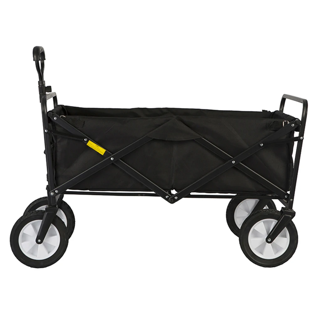 high quality Outdoor wagon 4 wheels utility garden trolley wagon camping folding cart