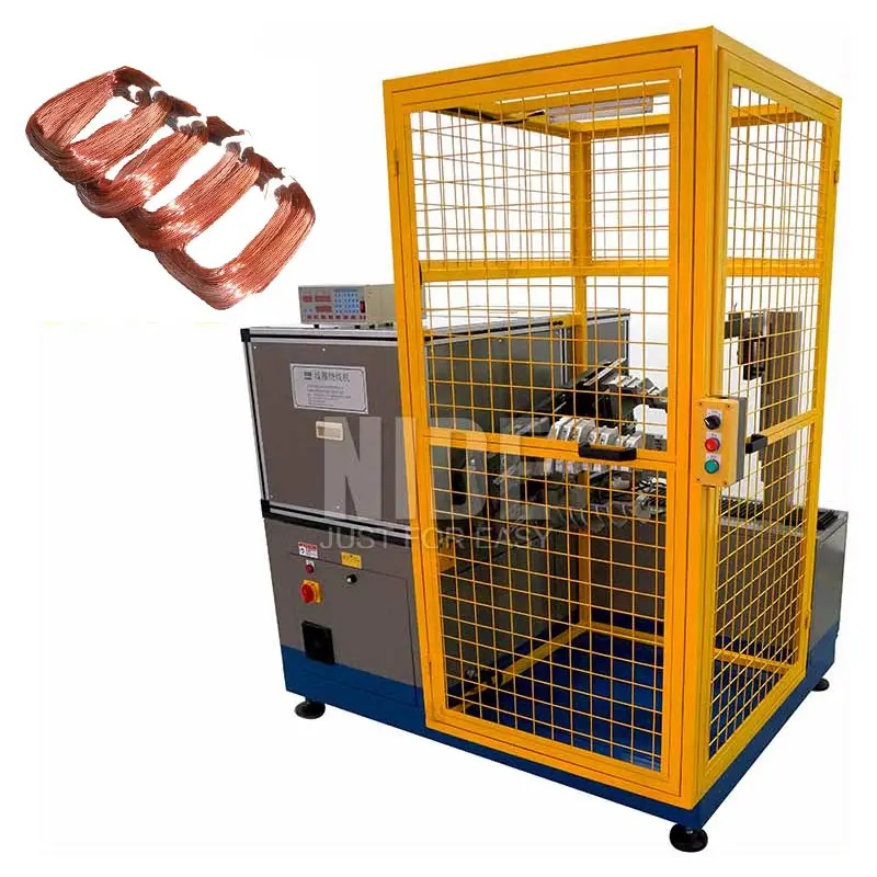 big coil making equipment pump motor stator torodid coil winding machine